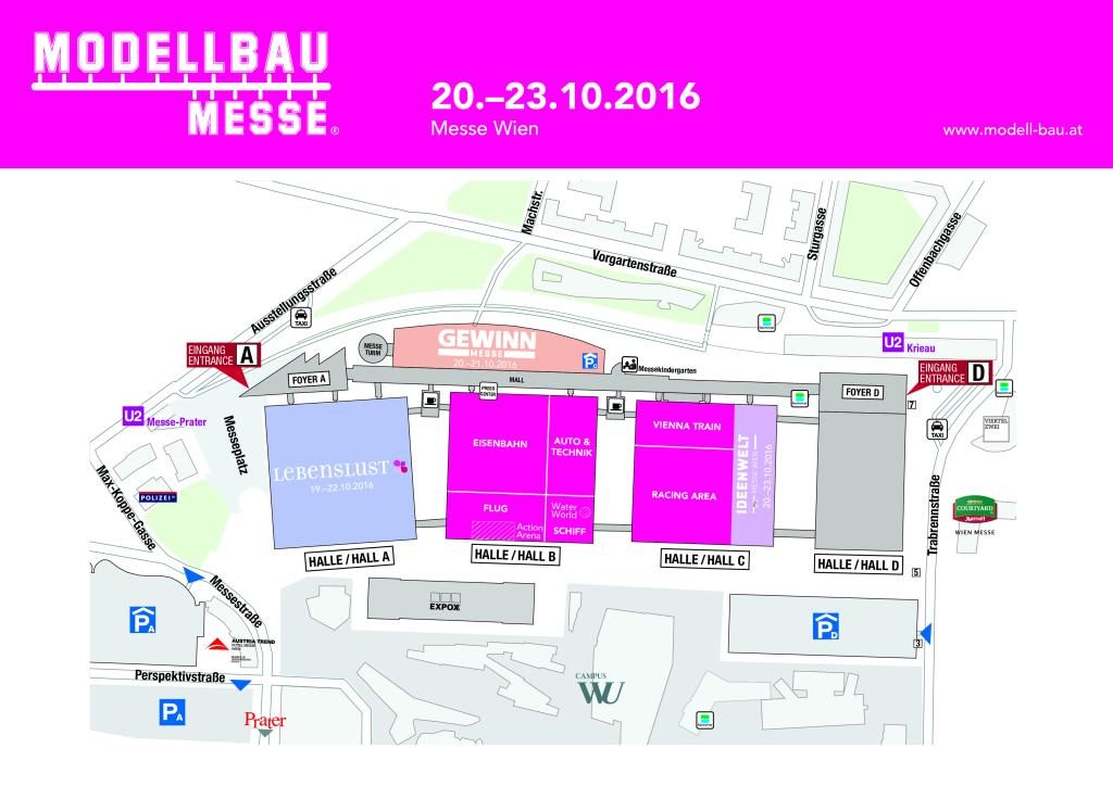 Modellbaumesse Wien Plan