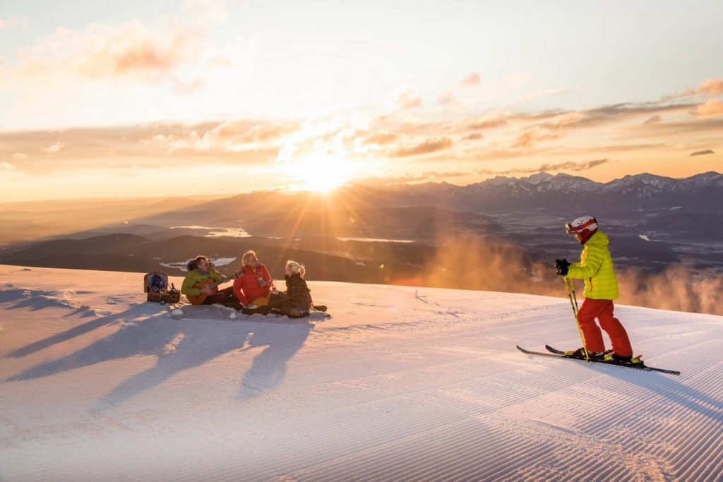 Skifahren auf der Gerlitzen