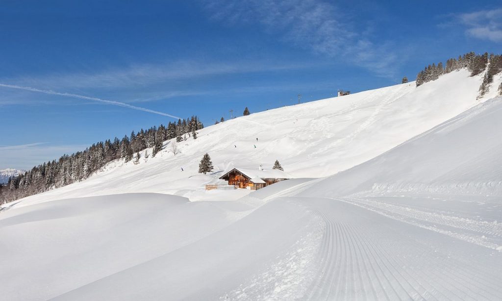 Schneelandschaft Gaissau Hintersee