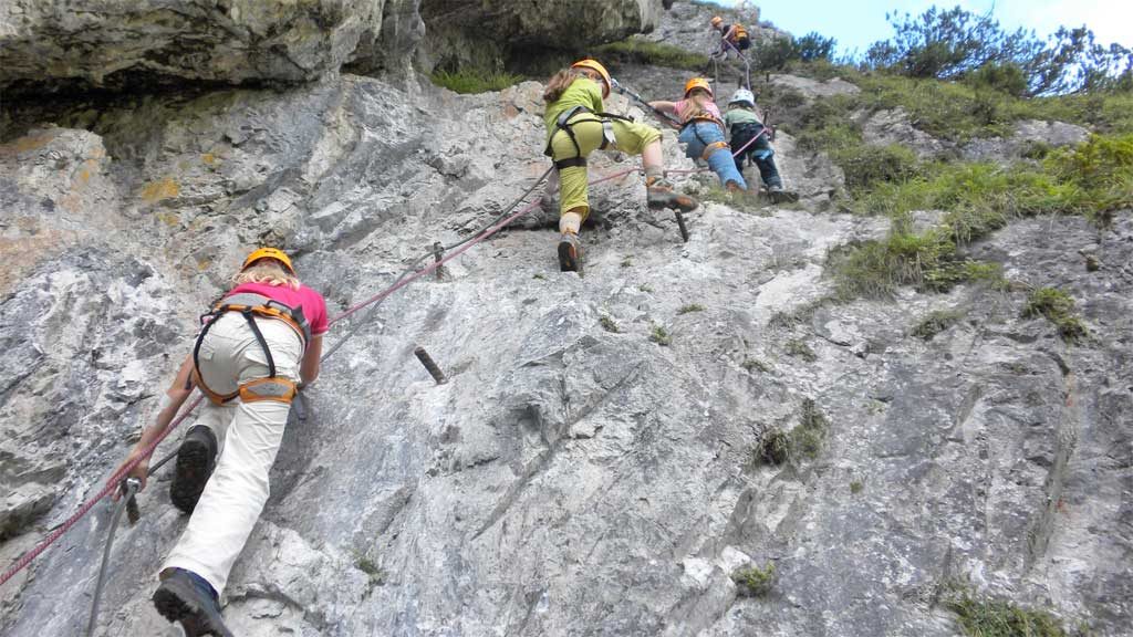 Kinder Jugendklettersteige Ramsau am Dachstein