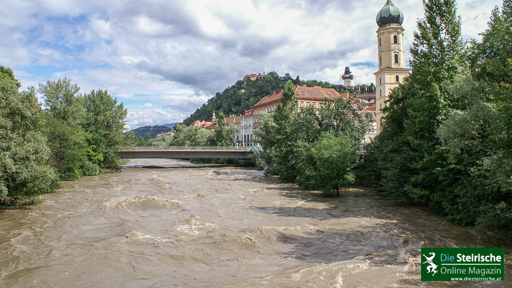 Hochwasser Mur Graz